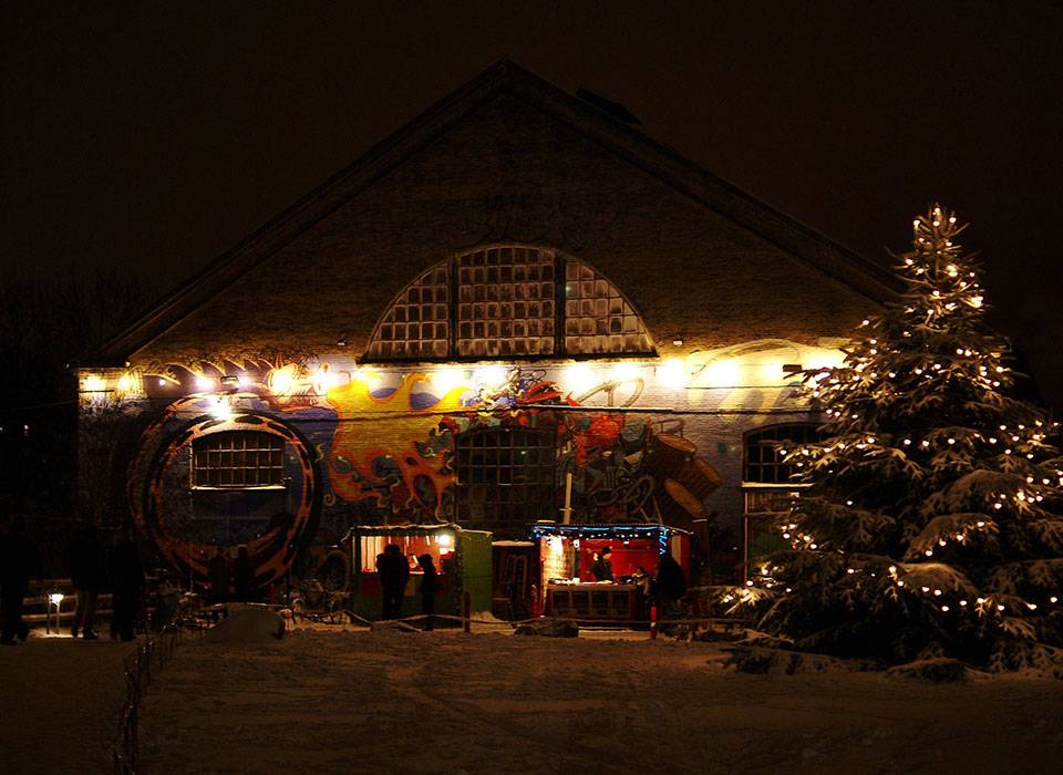 Julmarknad i Christiania Köpenhamn