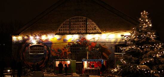 Julmarknad i Christiania Köpenhamn